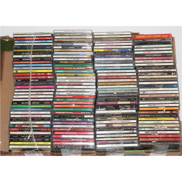 #273 140+ Bulk CD's, Country Rock and Assorted