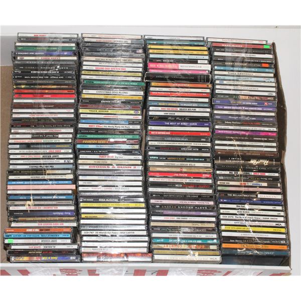 #277 150+ Bulk CD's, Country Rock and Assorted