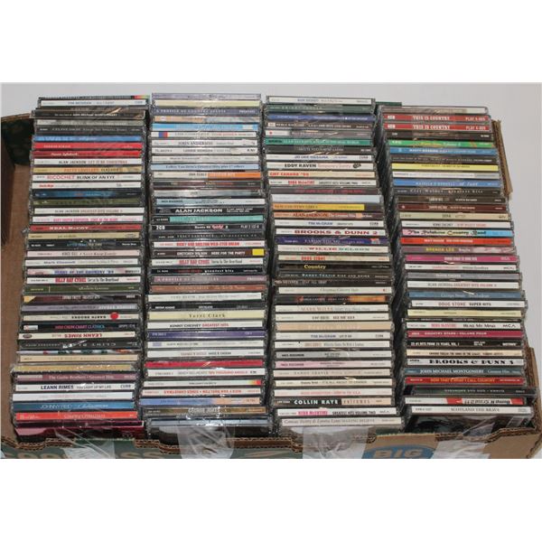 #279 140+ Bulk CD's, Country Rock and Assorted