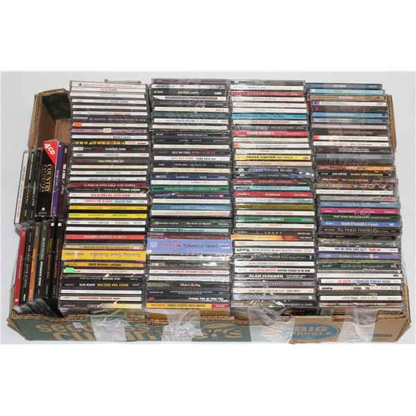 #280 120+ Bulk CD's, Country Rock and Assorted