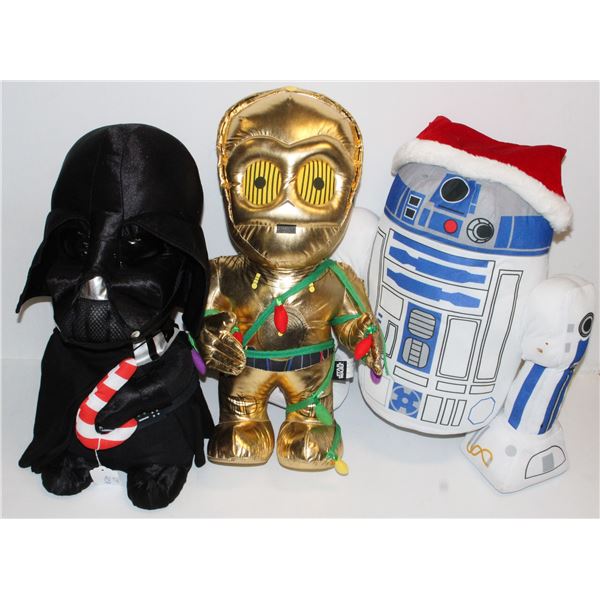 #287 Darth Vader R2-D2 C-3P0 Large Plush Dolls
