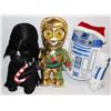 Image 1 : #287 Darth Vader R2-D2 C-3P0 Large Plush Dolls