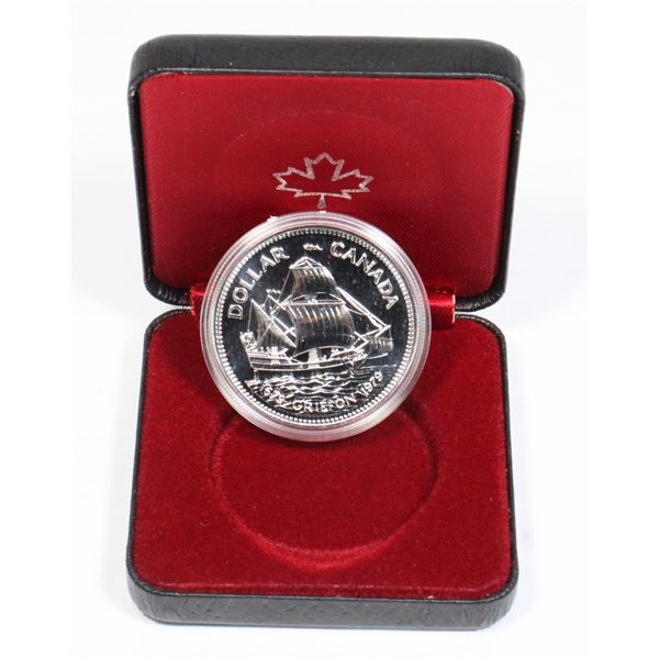 #291 1979 Canadian Dollar .500 Silver Griffon Case
