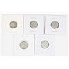 Image 1 : LOT OF 2 1965, 2 1968 CANADA SILVER DIMES 1 1940