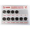 Image 2 : LOT OF 20 1999 CANADIAN MILLENIUM QUARTERS