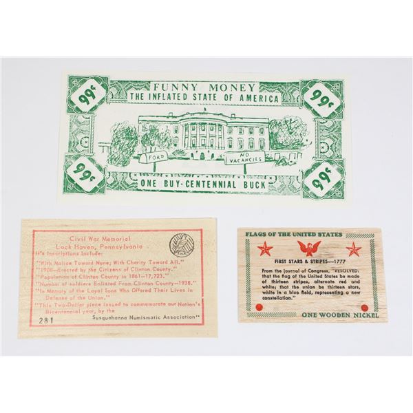 Lot of American Novelty Currency including: