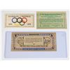 Image 2 : Lot of wooden novelty currency/ tokens including: