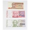Image 1 : Lot of foreign paper currency including: