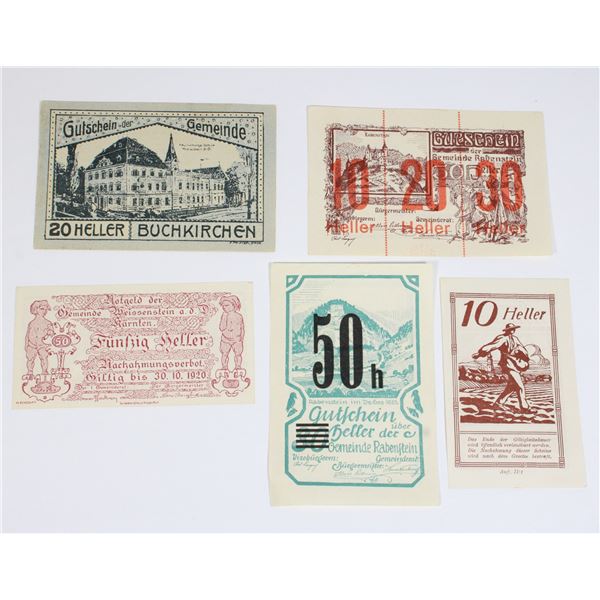 Lot of vintage currency including: