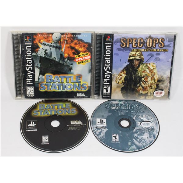 PS1 - SPEC OPS AIRBORNE COMMANDO & BATTLE STATIONS