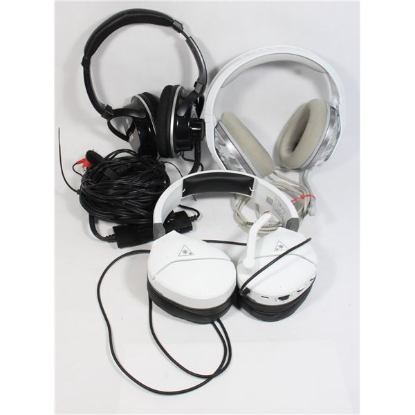 3 GAMING HEADPHONES TURTLE BEACH