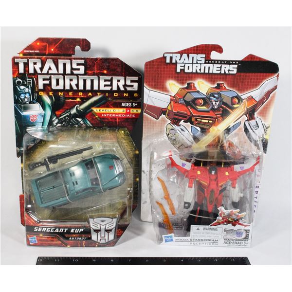 LOT OF 2 TRANSFORMER GENERATIONS FIGURES ARMADA