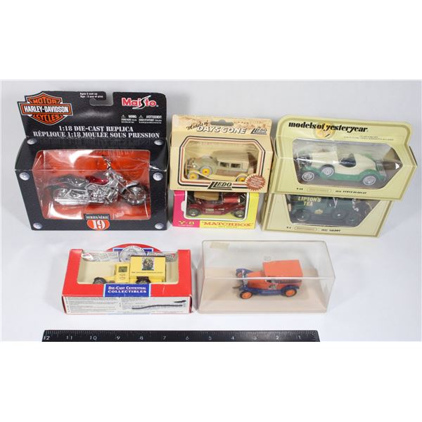 LOT OF BOXED TOY DIE CAST CARS INCLUDING MATCHBOX