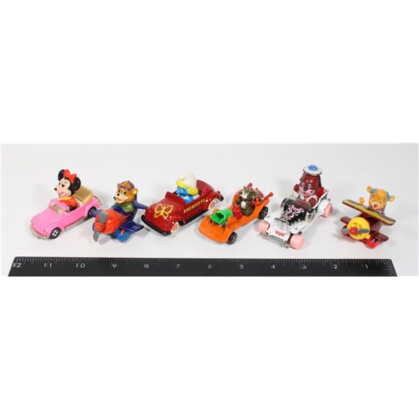 LOT OF ASSORTED VINTAGE TOY VEHICLES INCLUDING