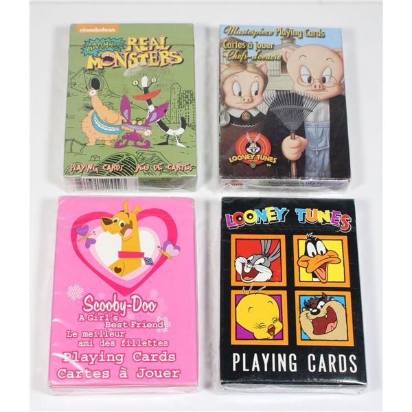 VTG CARTOON PLAYING CARDS