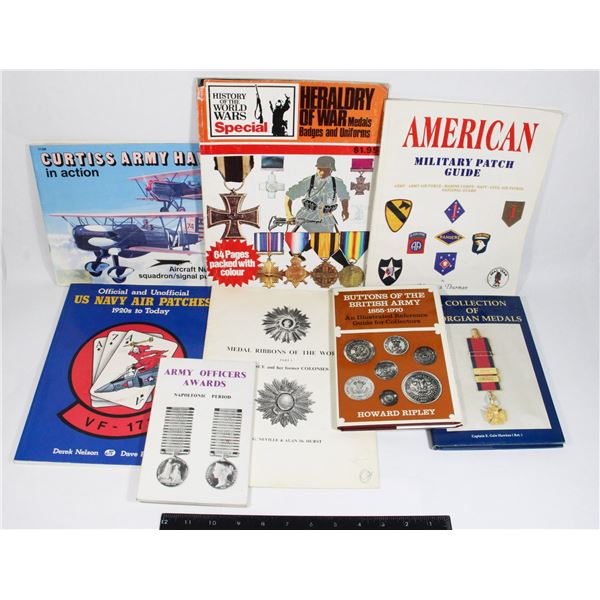 BUNDLE OF MILITARY BOOKS ABOUT MEDALS