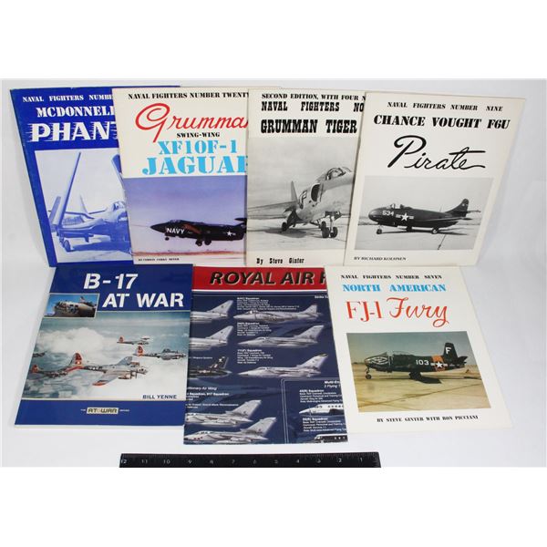 BUNDLE OF MILITARY AIRCRAFT BOOKS BY