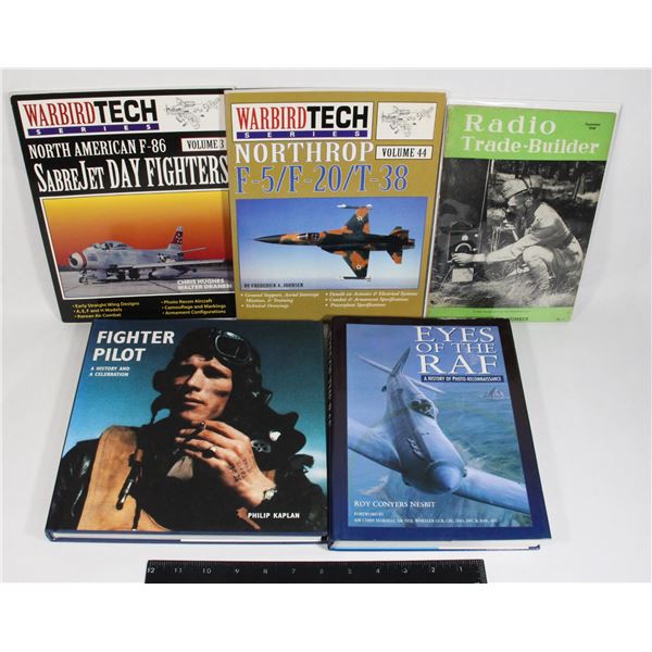 BUNDLE OF MILITARY BOOKS INCLUDING EYES OF THE RAF