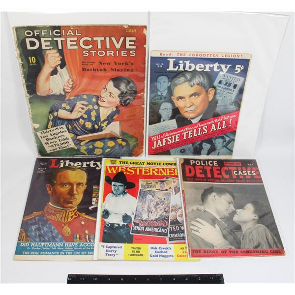 BUNDLE OF PULP MAGAZINES INCLUDING: