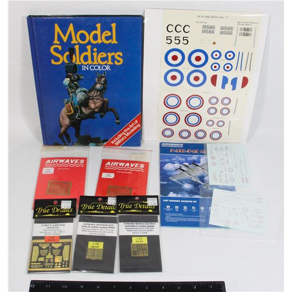 LOT OF MODEL BUILDING BOOKS AND SUPPLIES