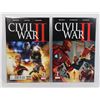 Image 1 : Marvel Comics Civil War II #0 + #1 2016 Lot of 2