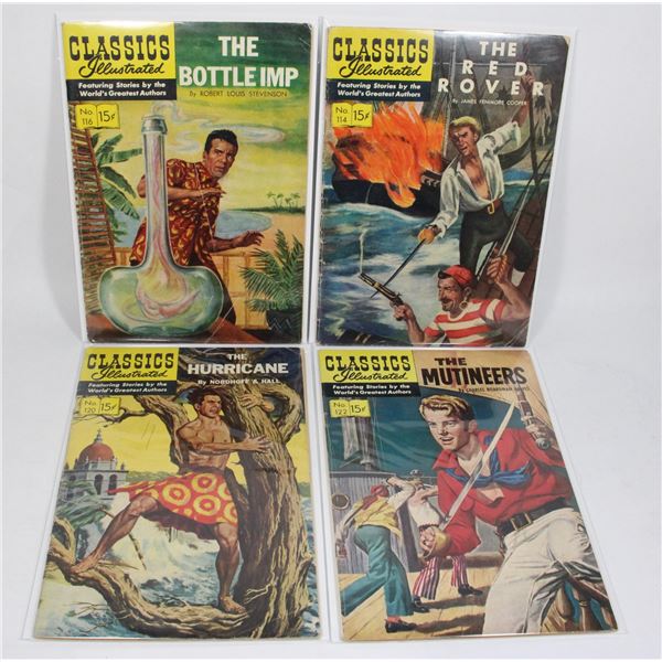 BUNDLE OF CLASSICS ILLUSTRATED COMICS INCLUDING