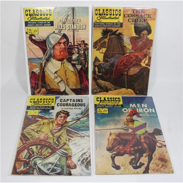 CLASSICS ILLUSTRATED COMICS INCLUDING THE COSSACK