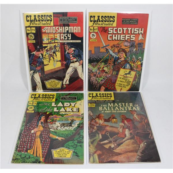 CLASSICS ILLUSTRATED COMICS INCLUDING MIDSHIPMAN
