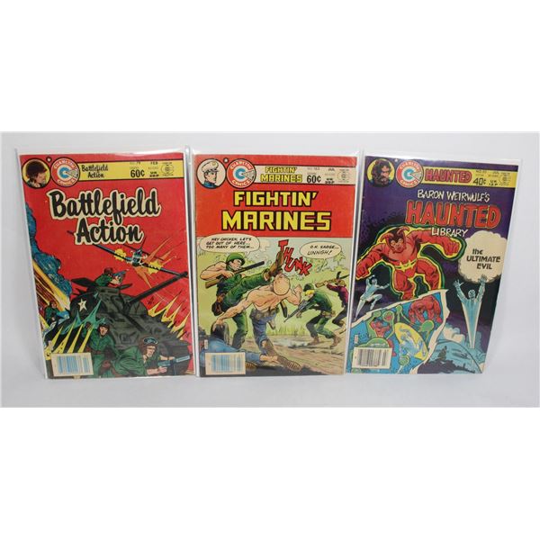 CHARLTON COMICS INCLUDING BATTLEFIELD ACTION