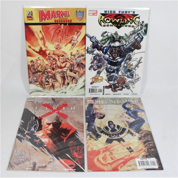 MARVEL COMICS INCLUDING MYSTERY HANDBOOK