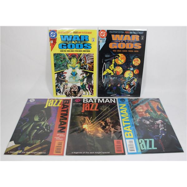 DC COMIC BUNDLE INCLUDING WAR OF THE GODS