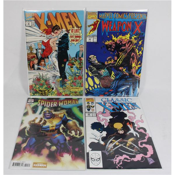 MARVEL X MEN COMICS INCLUDING SPIDER WOMAN