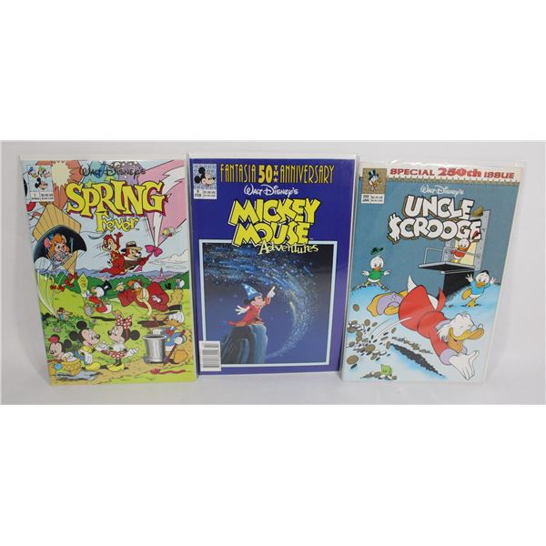 WALT DISNEY COMIC BUNDLE INCLUDING SPRING FEVER