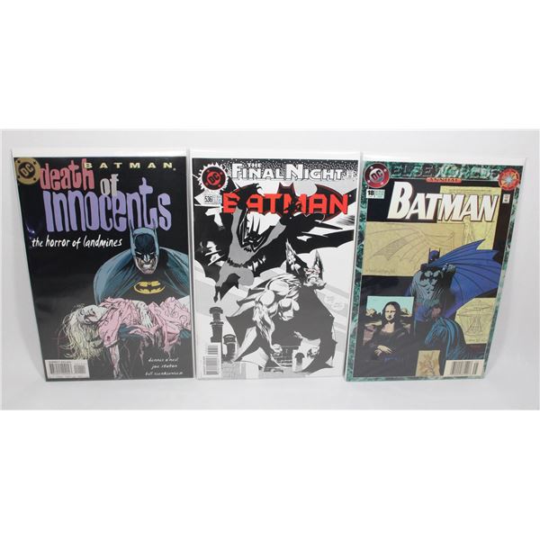 BATMAN COMIC BUNDLE INCLUDING DEATH OF INNOCENTS