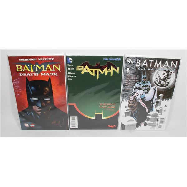 BATMAN COMICS BUNDLE INCLUDING DEATH MASK