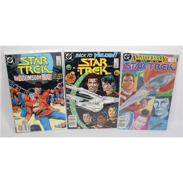 BUNDLE OF STAR TREK COMICS INCLUDING ISSUE #37