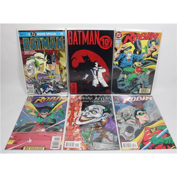 LARGE BUNDLE OF BATMAN/ROBIN COMICS INCLUDING