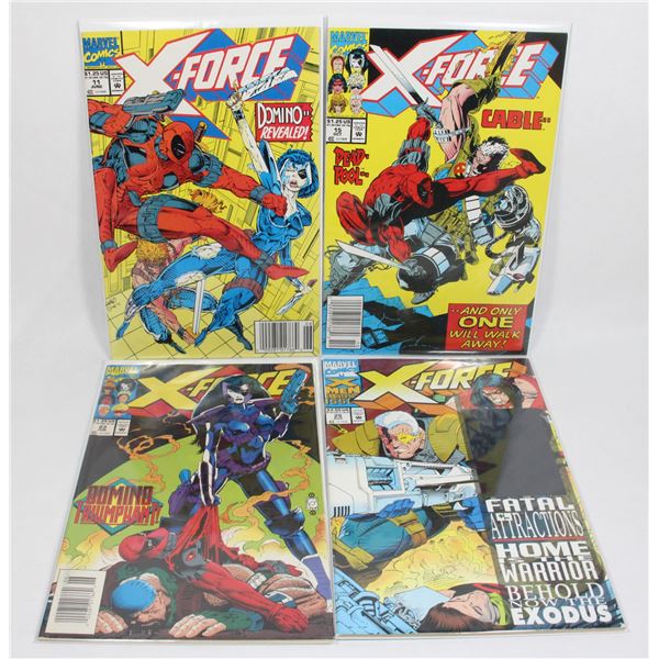 MARVEL X-FORCE COMIC BUNDLE INCLUDING DOMINO