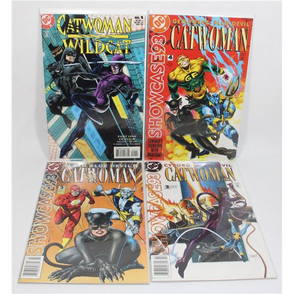 BUNDLE OF CATWOMAN COMICS INCLUDING WILDCAT PART 1