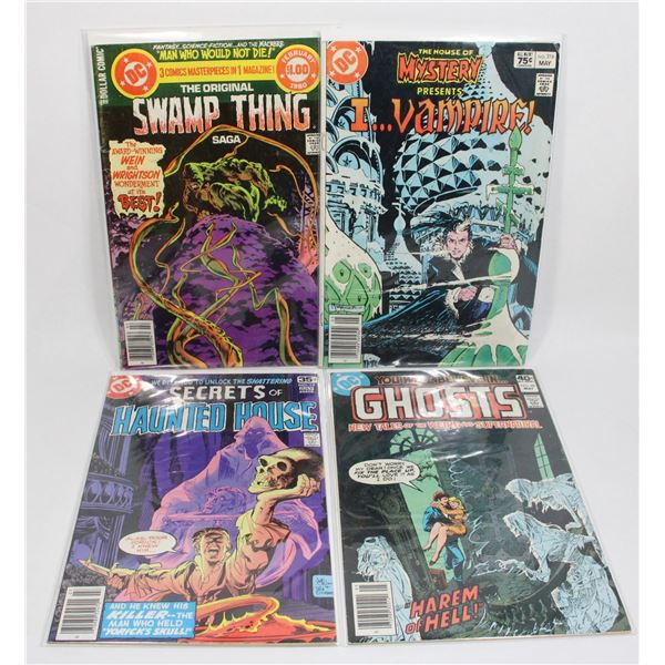 BUNDLE OF DC COMICS INCLUDING THE SWAMP THING