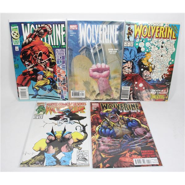 BUNDLE OF MARVEL WOLVERINE COMICS INCLUDING ALONG