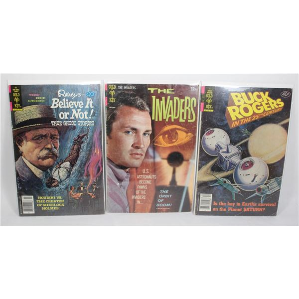 BUNDLE OF GOLD KEY COMICS INCLUDING THE INVADERS