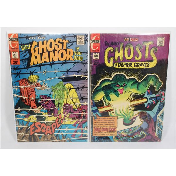 PAIR OF CHARLTON COMICS INCLUDING GHOST OF DR