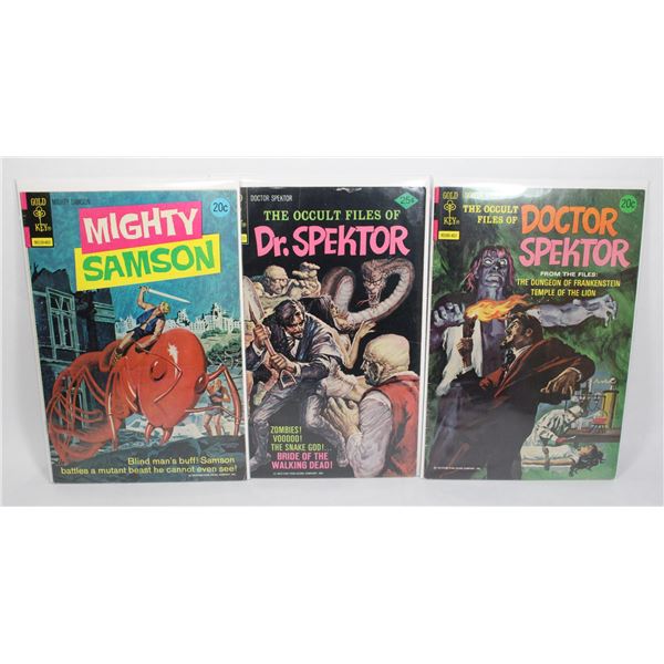 BUNDLE OF GOLD KEY COMICS INCLUDING DR SPEKTOR