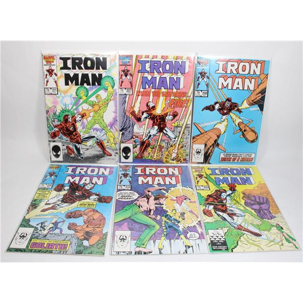 LOT OF MARVEL 25TH ANNIVERSARY IRON MAN COMICS