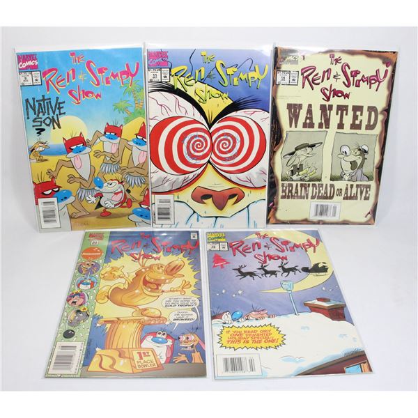 LOT OF MARVEL COMIC THE REN & STIMPY SHOW COMICS