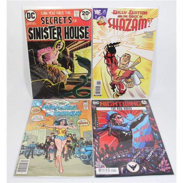 BUNDLE OF DC COMICS INCLUDING SECRETS OF SINISTER