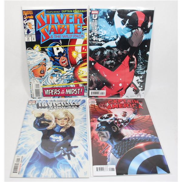 COLLECTION OF MARVEL COMICS INCLUDING SILVER SABLE