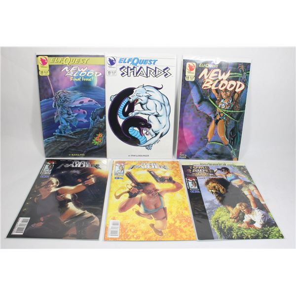 BUNDLE TOMB RAIDER / ELF QUEST COMICS