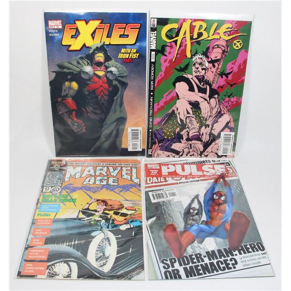 BUNDLE OF MARVEL COMICS INCLUDING EXILES PART 1